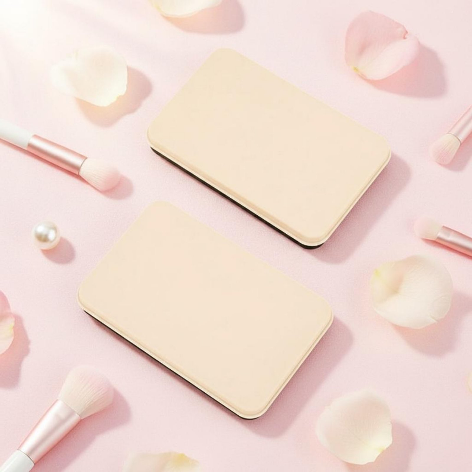 Eyeshadow Palette - Empty Eyeshadow Palette Portable Refillable 2-Pan