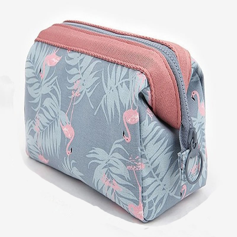 Makeup Beauty Necessaire - Women Travel Animal Flamingo Make Up