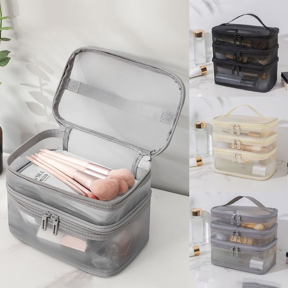 Fashion Transparent Mesh Trave - огляд і ціна Beauty Preservation Makeup Bag