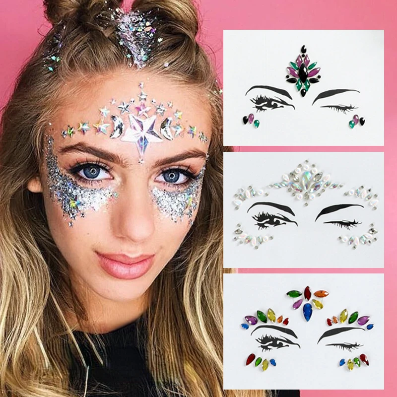 Crystal Face Jewels Tattoo Sti - огляд і ціна Beauty Gems Makeup