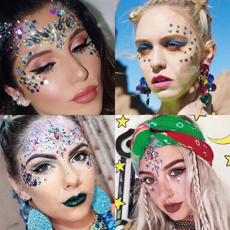 Crystal Face Jewels Tattoo Sti - огляд і ціна Beauty Gems Makeup