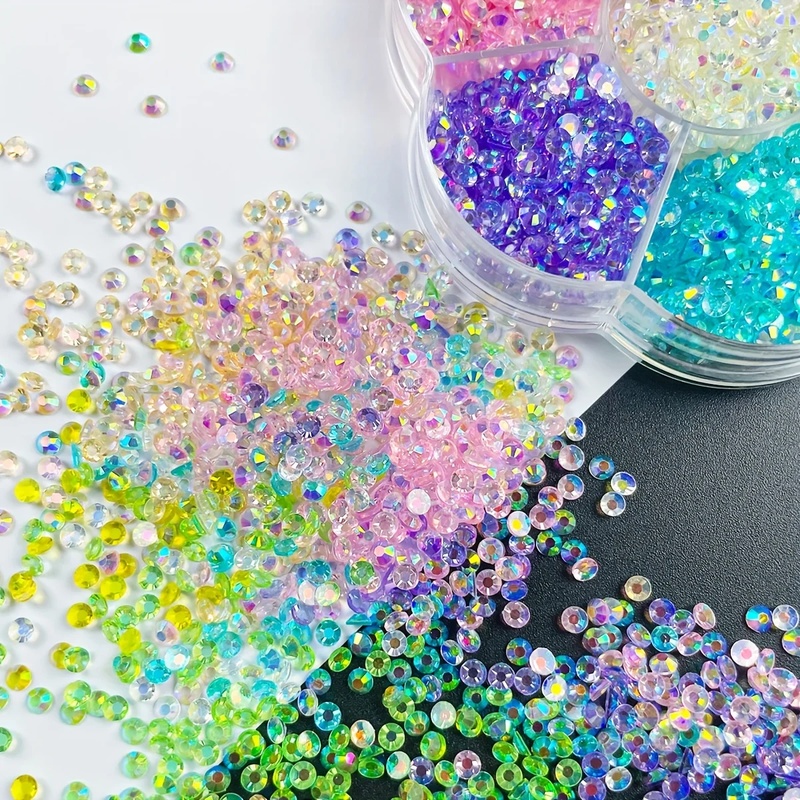3920PCS AB Resin Flat Back Rhi - огляд і ціна Beauty Gems Makeup