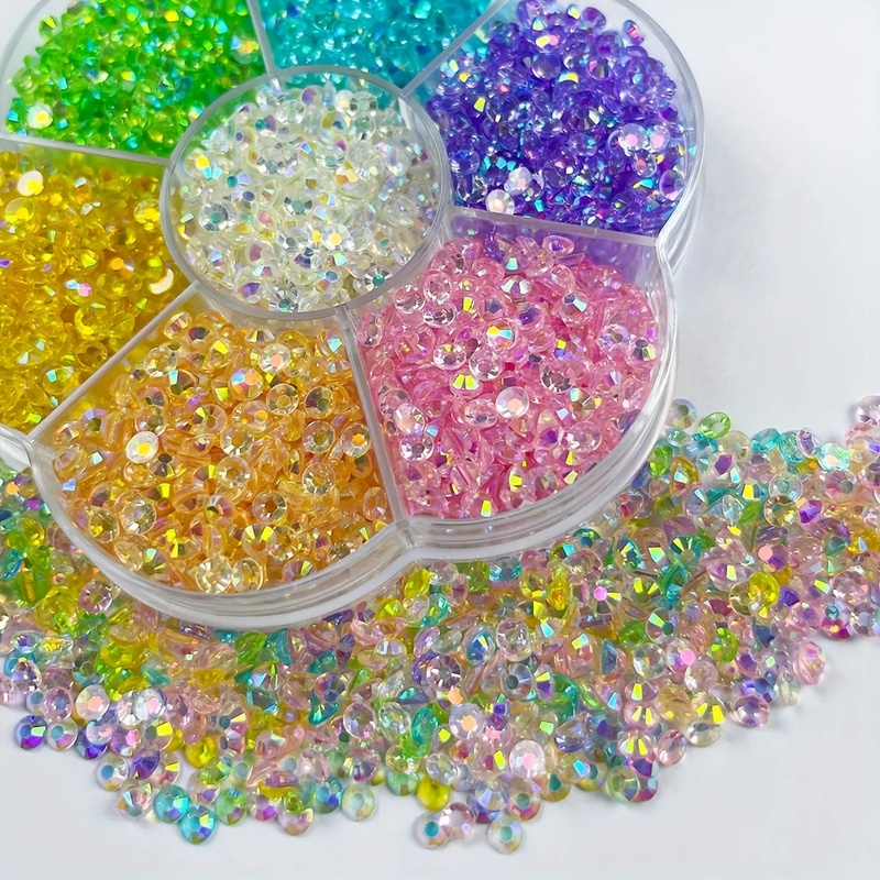 3920PCS AB Resin Flat Back Rhi - огляд і ціна Beauty Gems Makeup