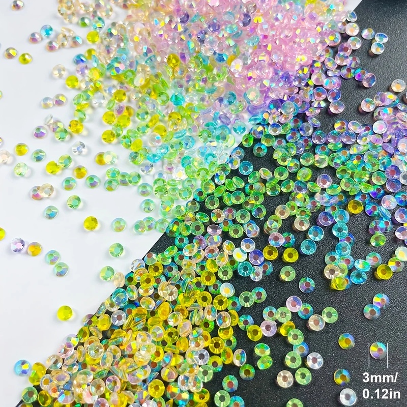 3920PCS AB Resin Flat Back Rhi - огляд і ціна Beauty Gems Makeup
