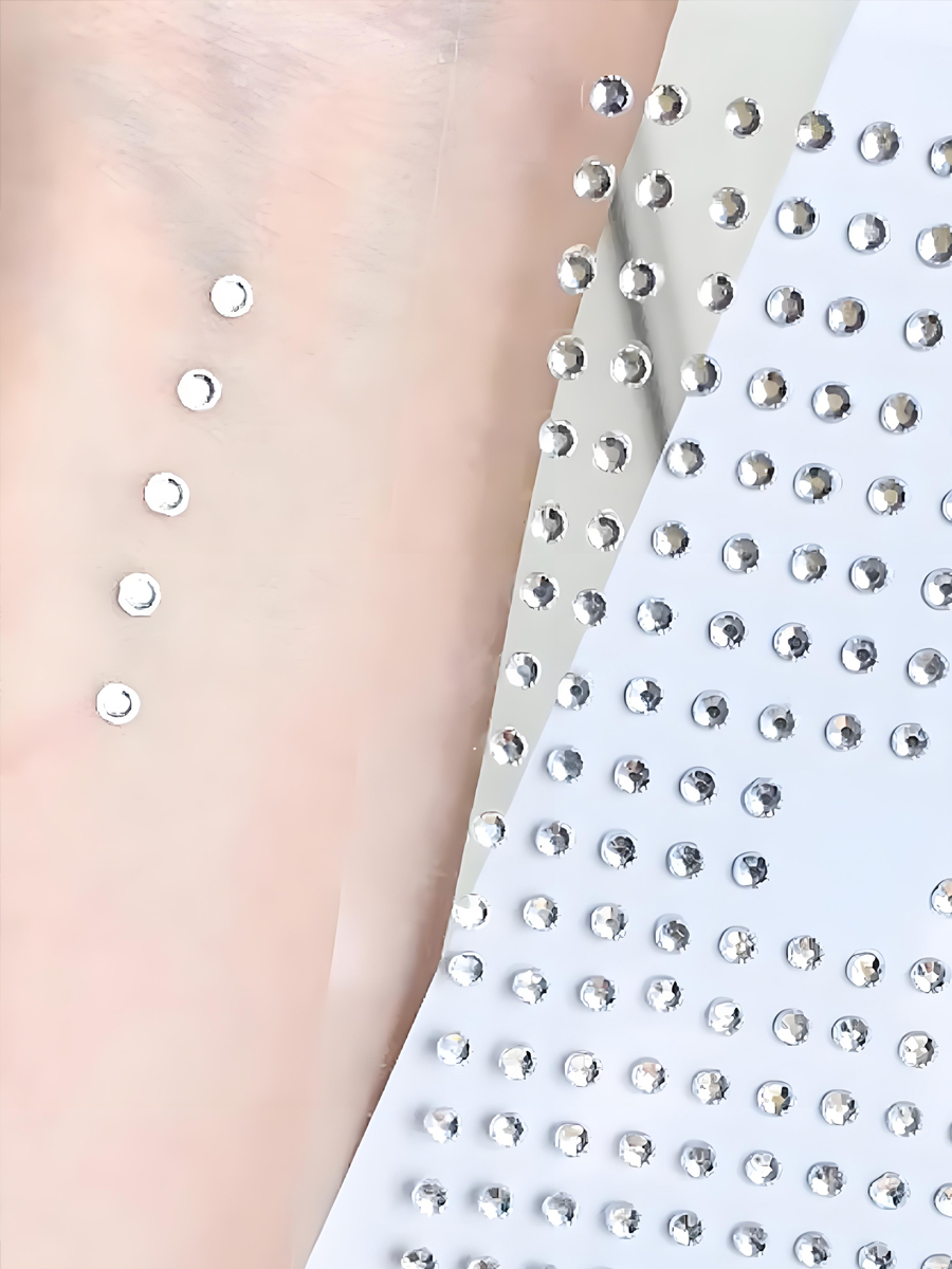 1350pcs Self-Adhesive Rhinesto - огляд і ціна Beauty Gems Makeup