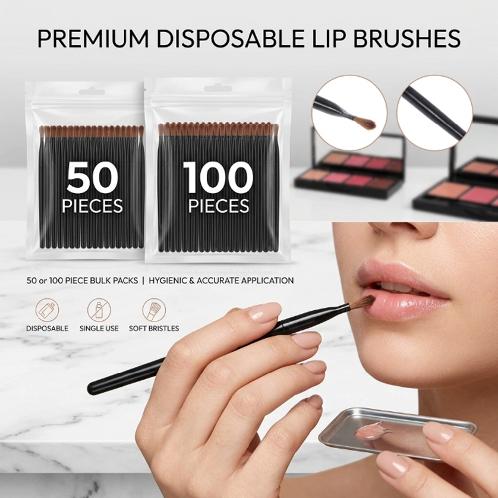 50/100pcs Disposable Lip Brush - огляд і ціна Beauty Of Makeup