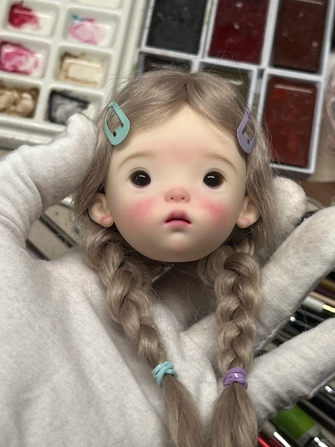 SD BJD Doll 1/6 Landoudou Head - огляд і ціна Beauty Makeup Girl
