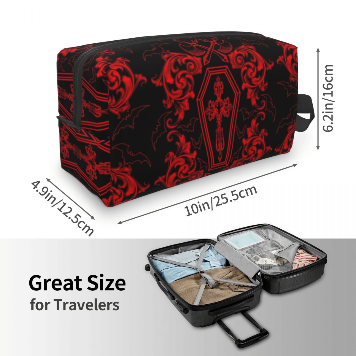 Custom Gothic Vampire Travel C - огляд і ціна Beauty Vampire Makeup