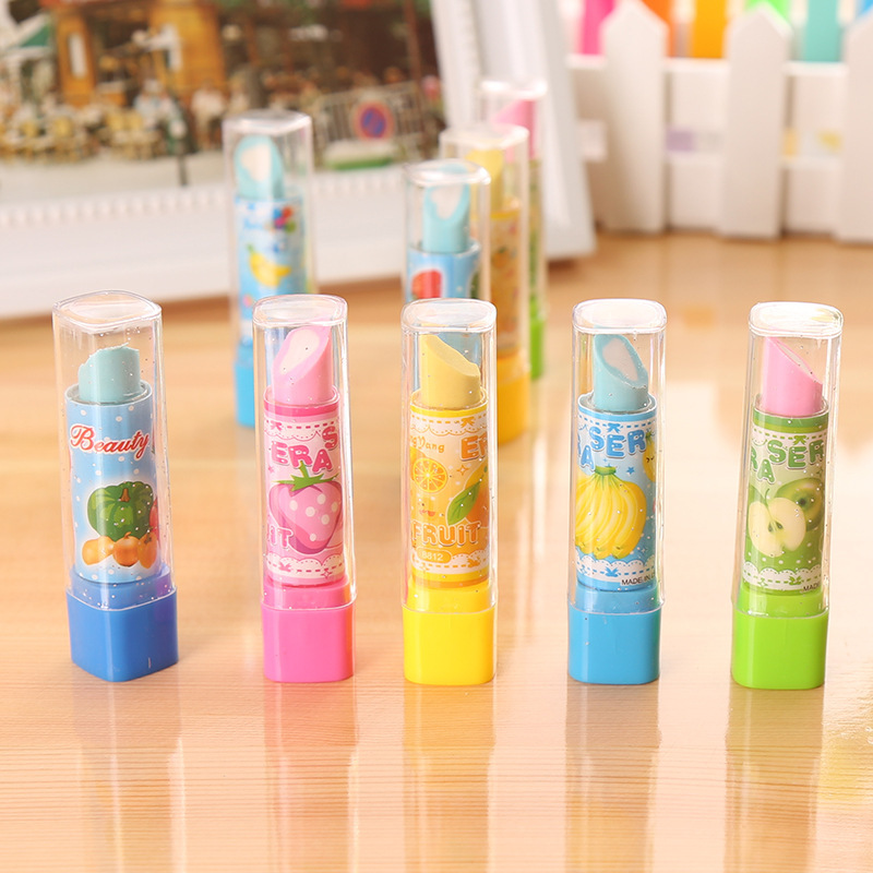 10Pcs Cartoon Fruit Lipstick S - огляд і ціна Beauty Makeup News