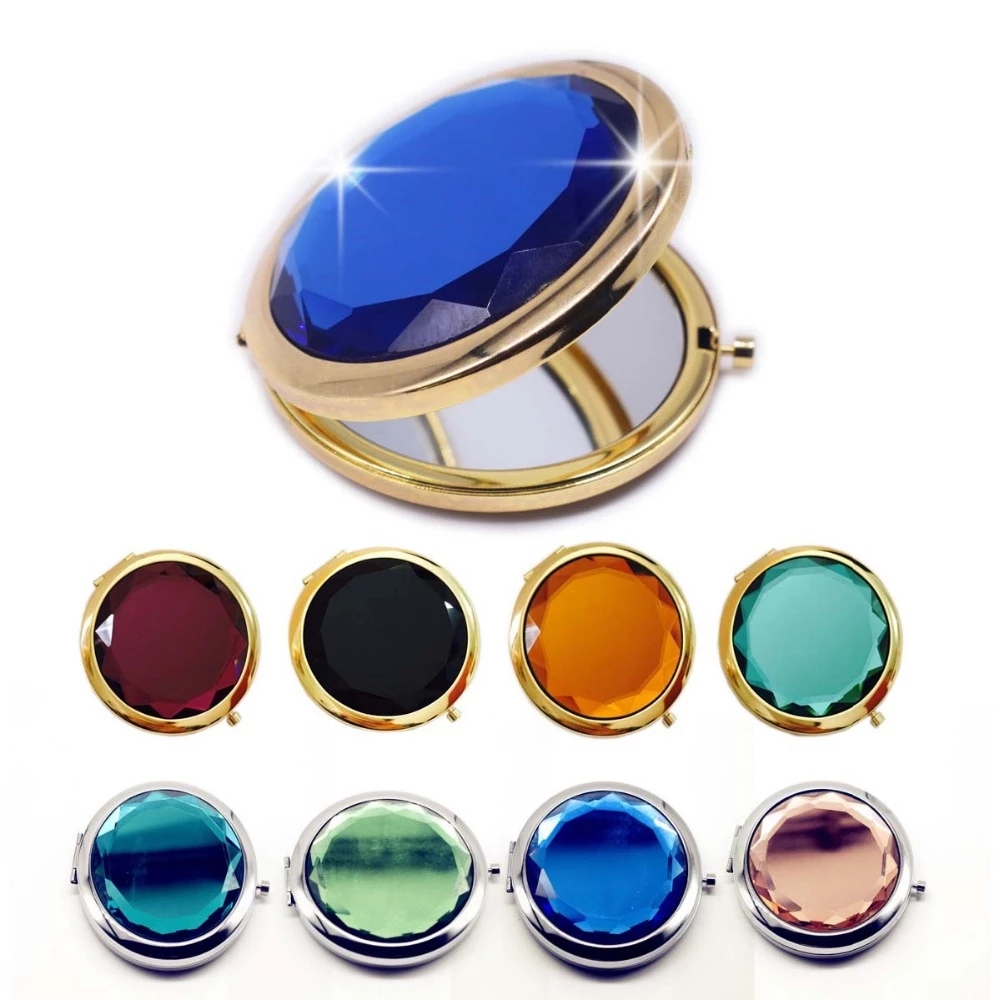 1Pc Luxury Crystal Makeup Mirr - огляд і ціна Beauty Gems Makeup