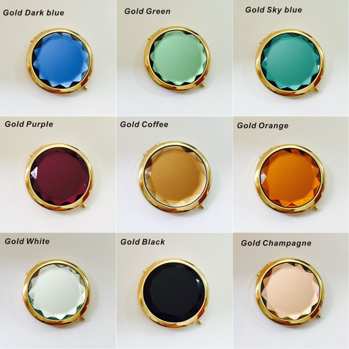 1Pc Luxury Crystal Makeup Mirr - огляд і ціна Beauty Gems Makeup