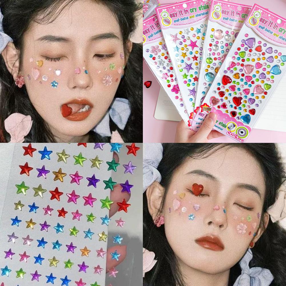 Self-Adhesive Face Rhinestones - огляд і ціна Beauty Gems Makeup