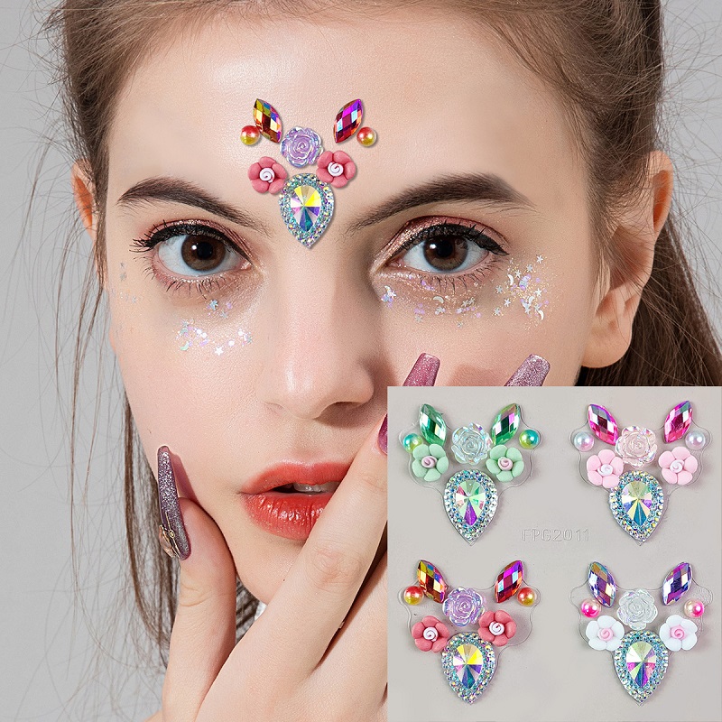 New 3D Rhinestones for Face Fe - огляд і ціна Beauty Gems Makeup