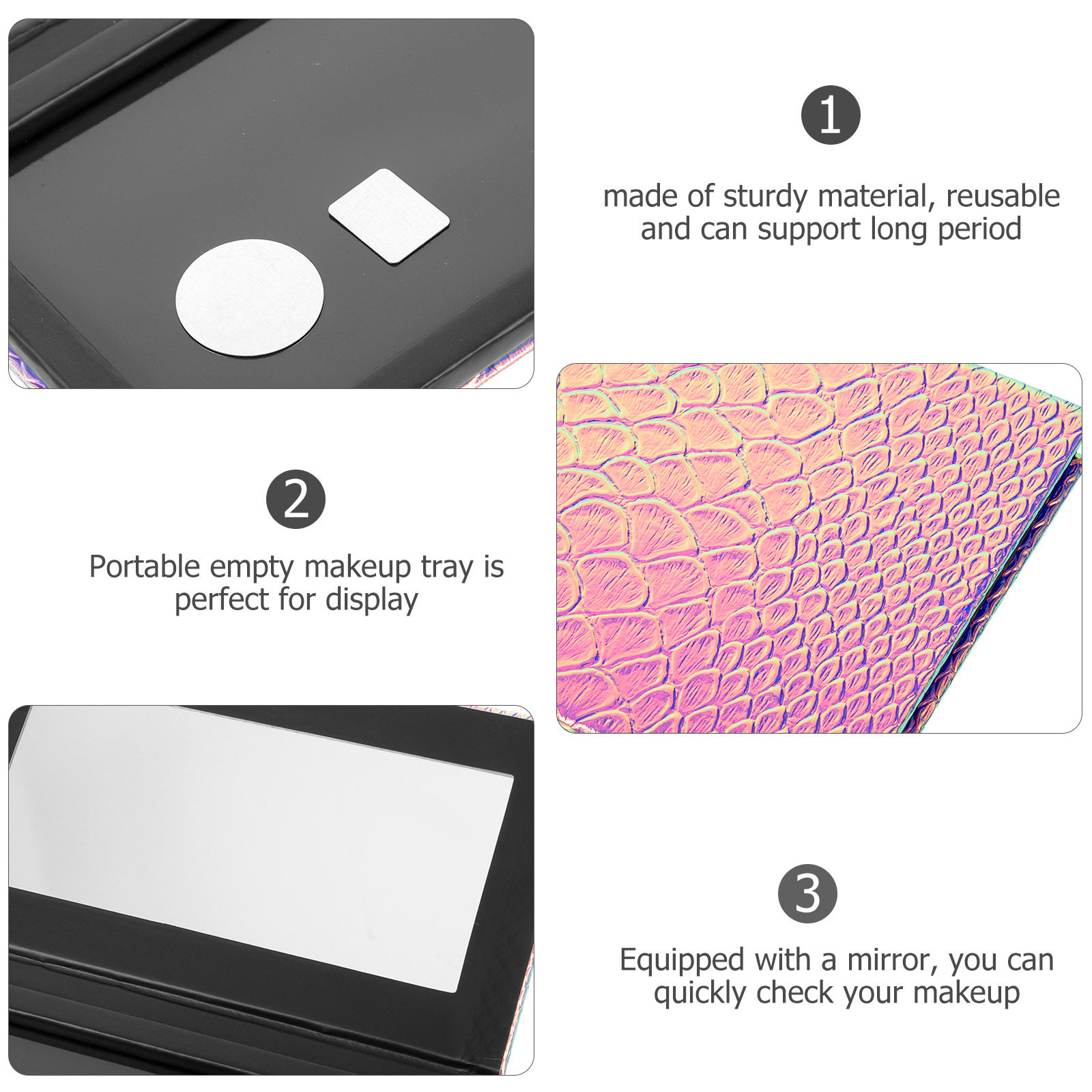 1Set Magnetic Empty Eyeshadow  - огляд і ціна Eyeshadow Palette
