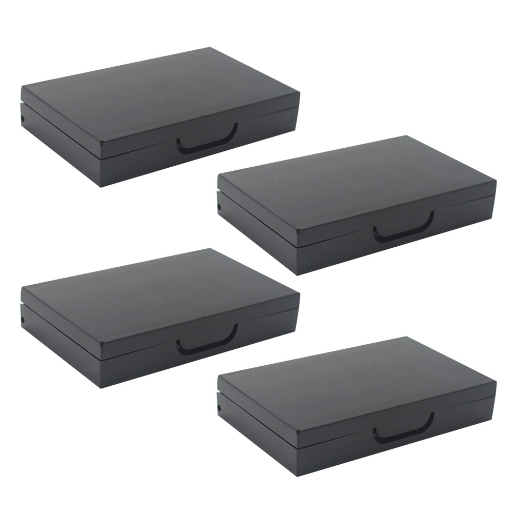 4Pcs Empty Eyeshadow Box Black - огляд і ціна Eyeshadow Palette