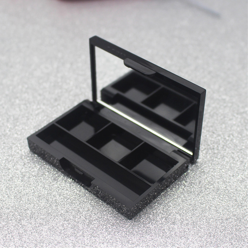 4Pcs Empty Eyeshadow Box Black - огляд і ціна Eyeshadow Palette
