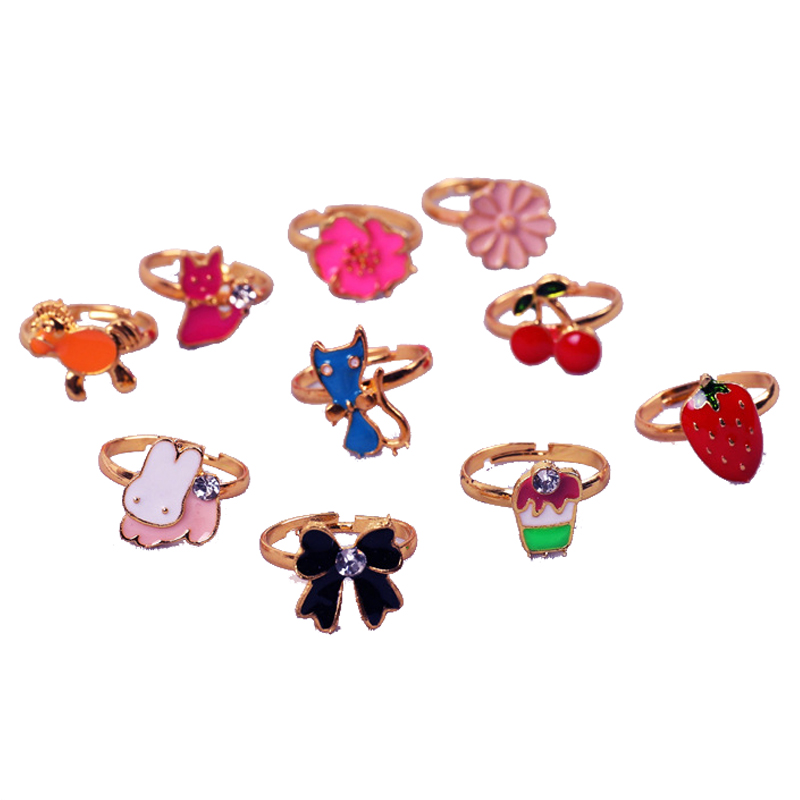 10/20 pcs Children Cute Ring A - огляд і ціна Beauty Makeup Girl