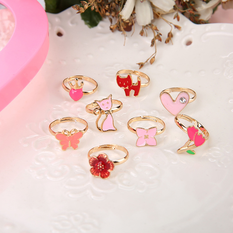 10/20 pcs Children Cute Ring A - огляд і ціна Beauty Makeup Girl