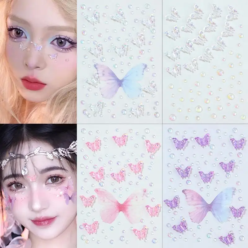 Facial Rhinestone Sticker Butt - огляд і ціна Beauty Gems Makeup