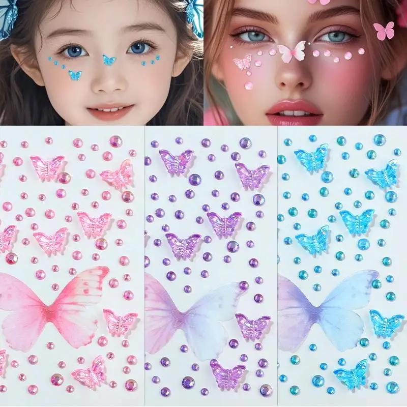 Facial Rhinestone Sticker Butt - огляд і ціна Beauty Gems Makeup