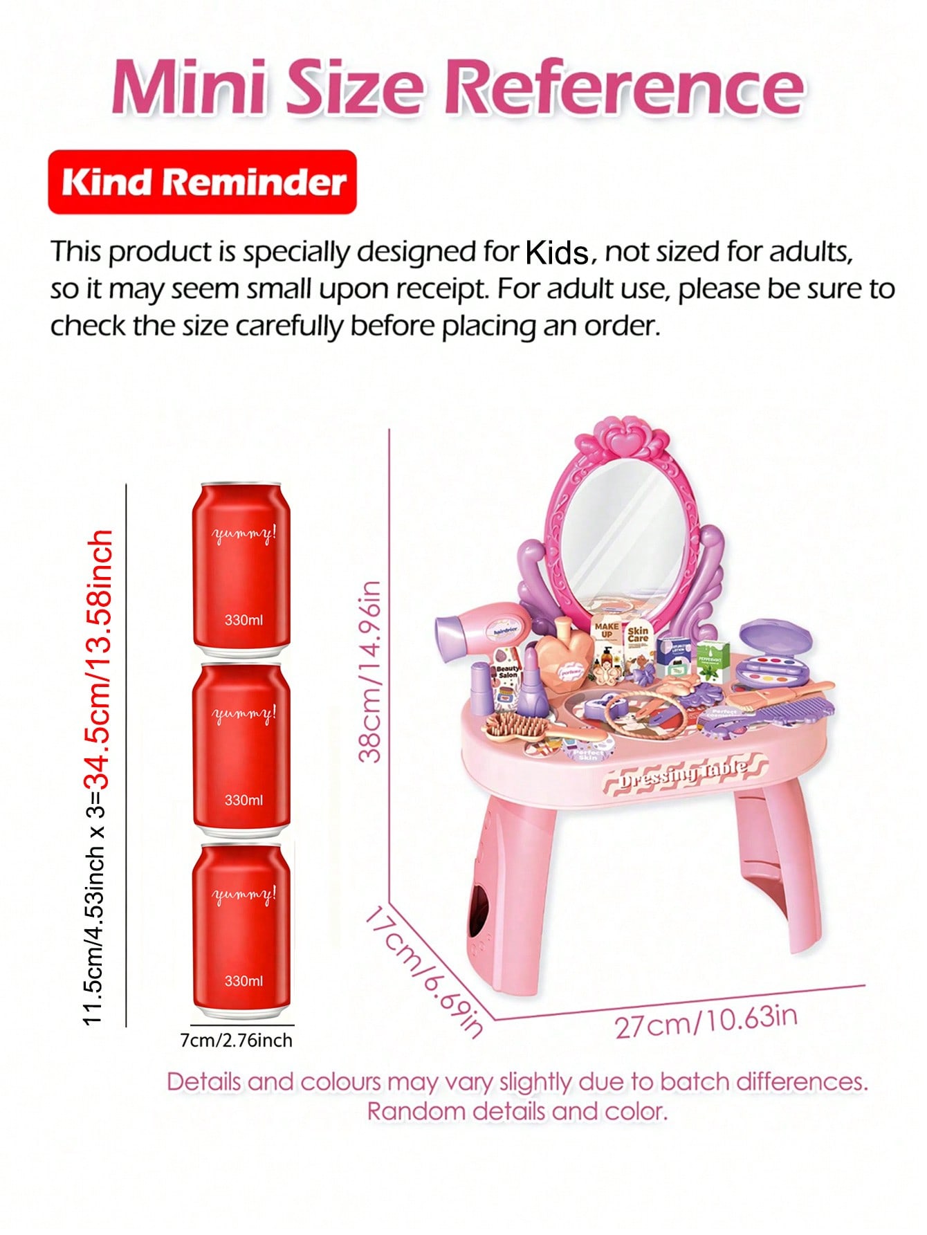 Kids Princess Vanity Dressing  - огляд і ціна Beauty Makeup Girl