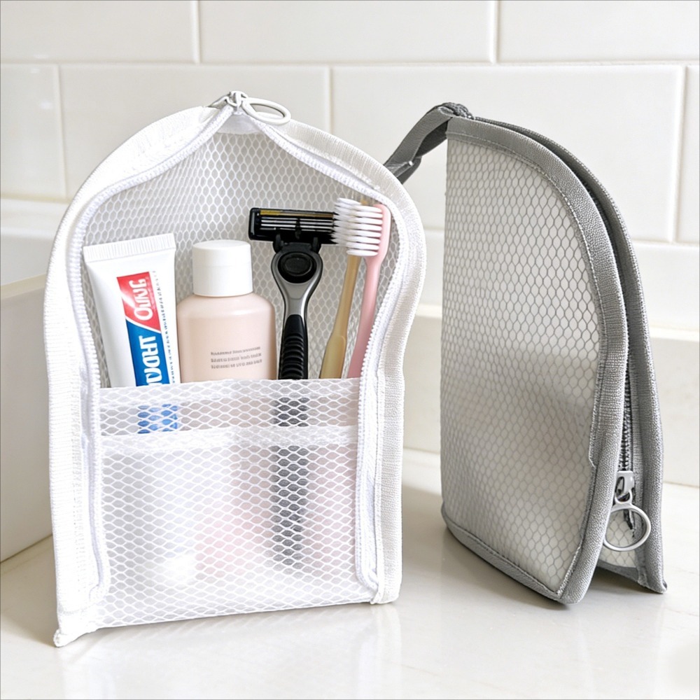 Mesh Toiletry Bag Breathable Q - огляд і ціна Beauty Preservation Makeup Bag