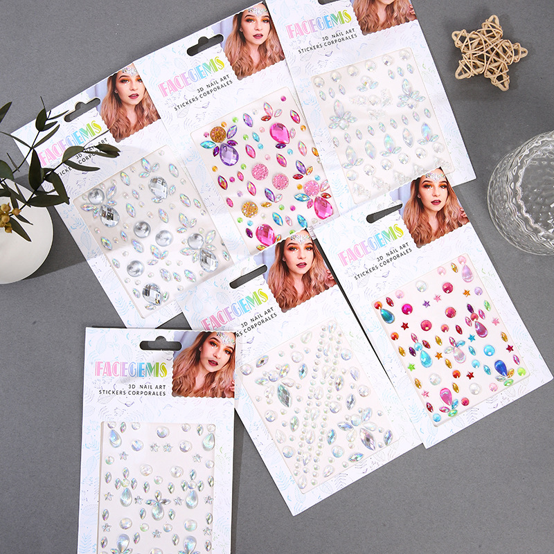 Self-adhesive Makeup Diamond E - огляд і ціна Beauty Gems Makeup
