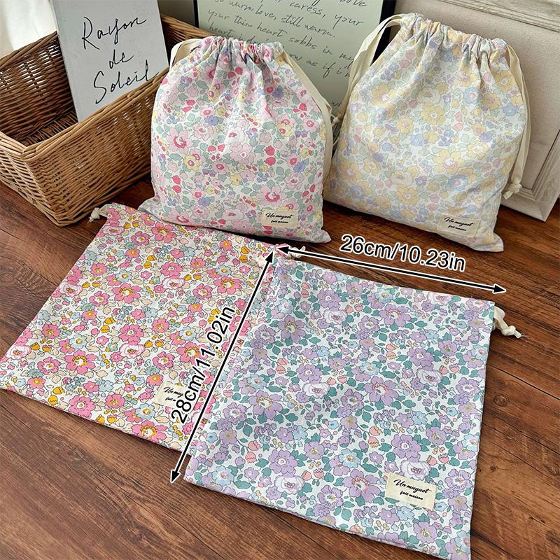 Handmade Floral Cotton Drawstr - огляд і ціна Beauty Preservation Makeup Bag