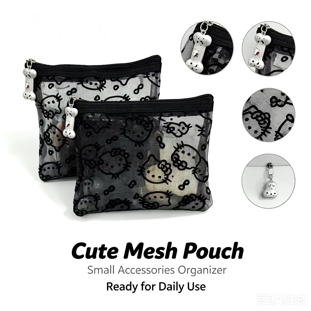 Mesh Cosmetic Bag Transparent  - огляд і ціна Beauty Preservation Makeup Bag