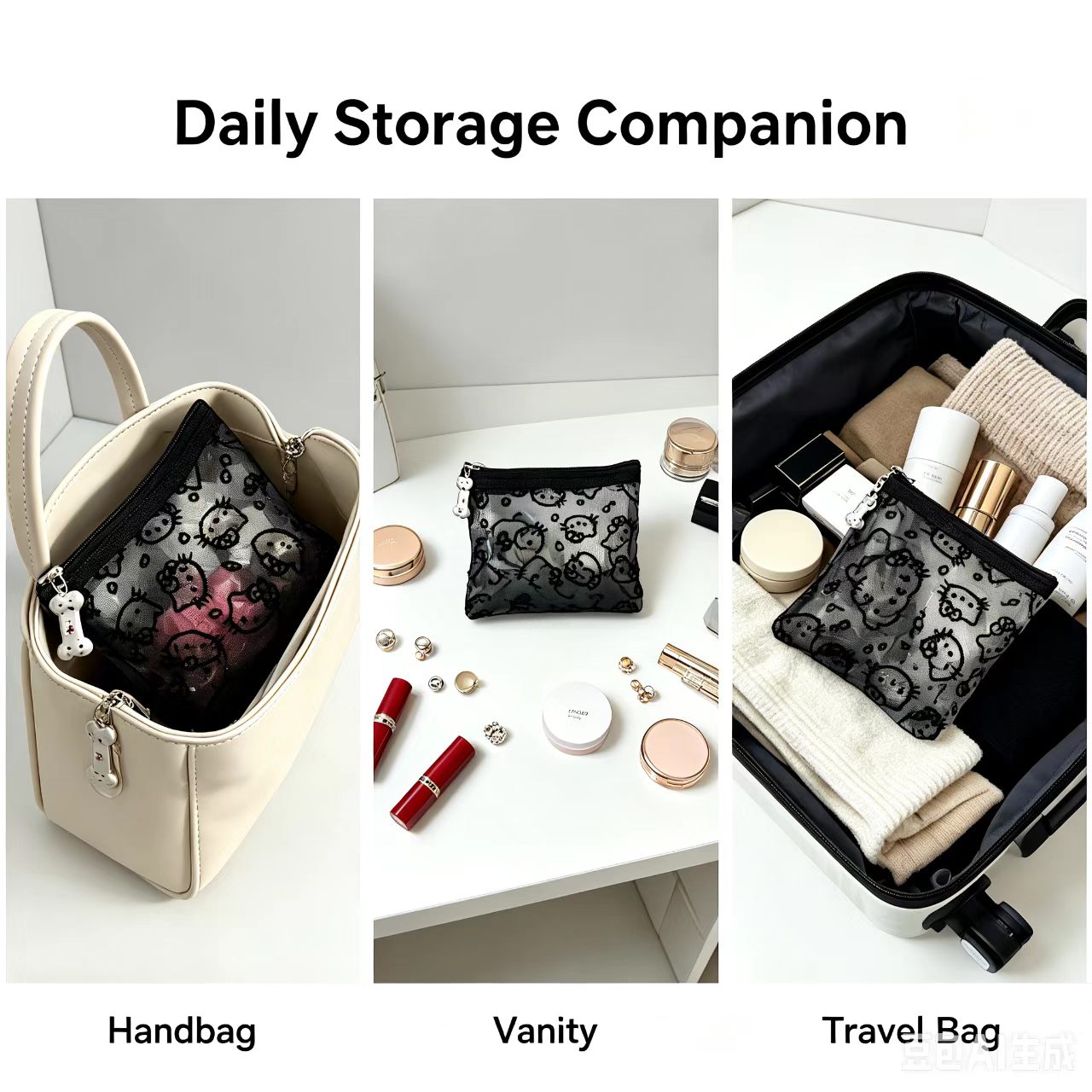 Mesh Cosmetic Bag Transparent  - огляд і ціна Beauty Preservation Makeup Bag