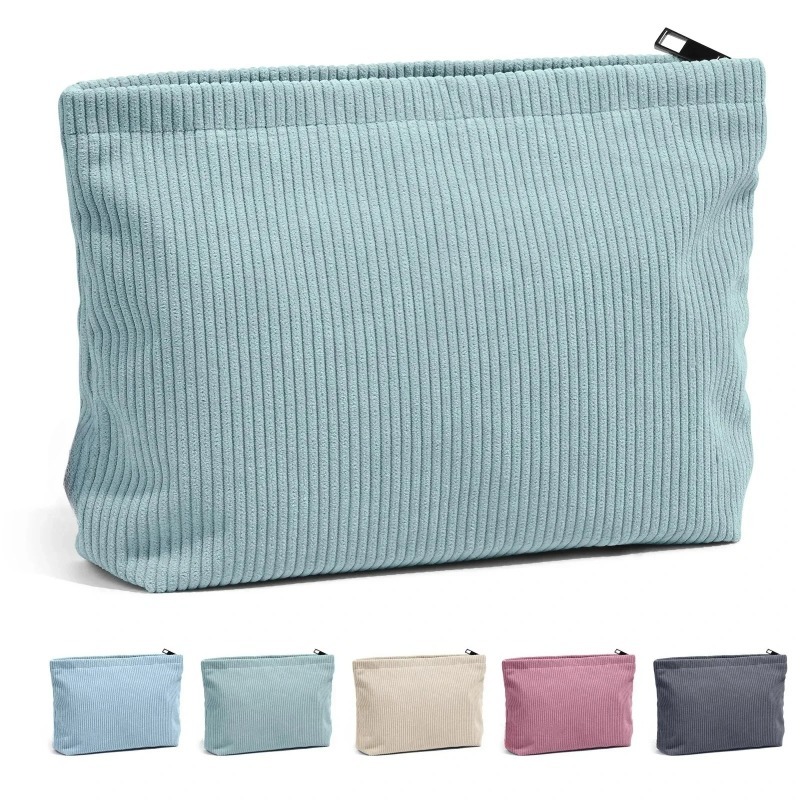 Corduroy Travel Cosmetic Bag P - огляд і ціна Beauty Preservation Makeup Bag